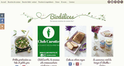 Desktop Screenshot of biodelices.fr